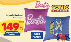 BARBİE/SONİC LİSANSLI KIRLENT